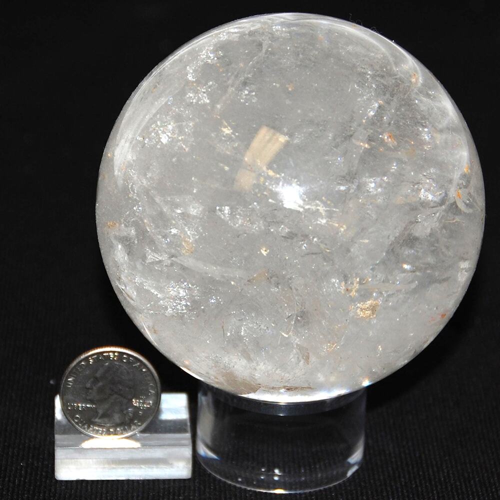 Clear Quartz Sphere | Crystal Ball, Sparkly, Metaphysical Use, Brazilian Import
